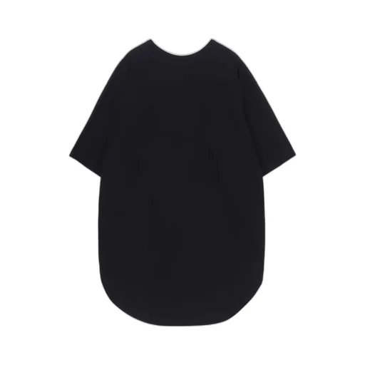 Cotton Jersey Hem Round Jumbo T-Shirt Short Sleeves