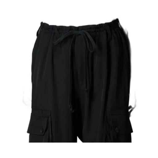 Wool Gabardine Standard Ribbed Hem Cargo