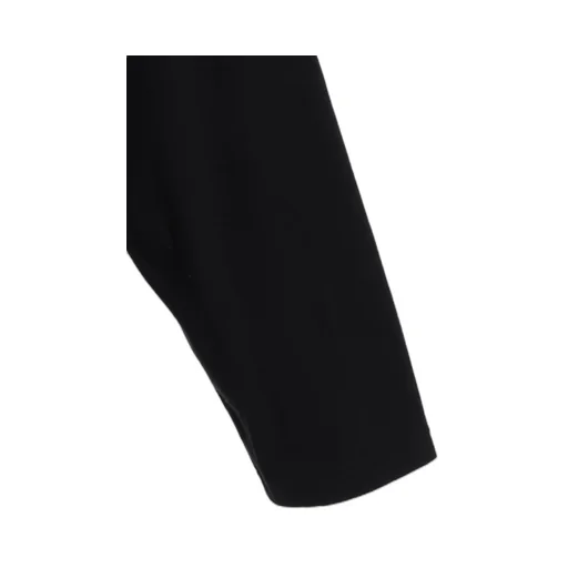 Cotton Jersey Hem Round Jumbo T-Shirt Long Sleeves
