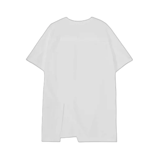Cotton Jersey Front Raglan Slit T-Shirt Short Sleeves