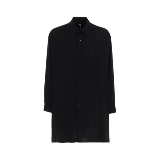 Rayon Twill Left Collar Double-Layered Shirt