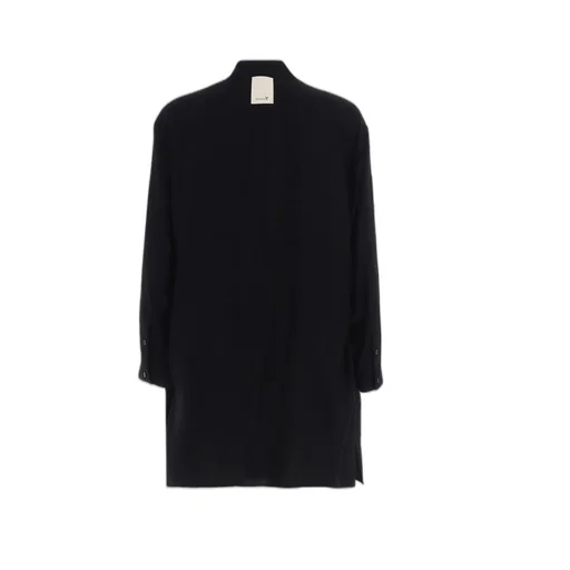 Rayon Twill Left Collar Double-Layered Shirt