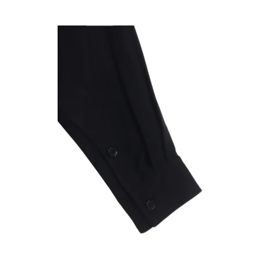 Rayon Twill Left Front Cut-Out Shirt