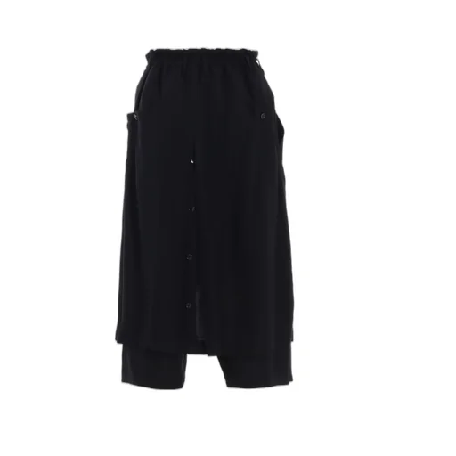 Rayon Twill Wrap Pants