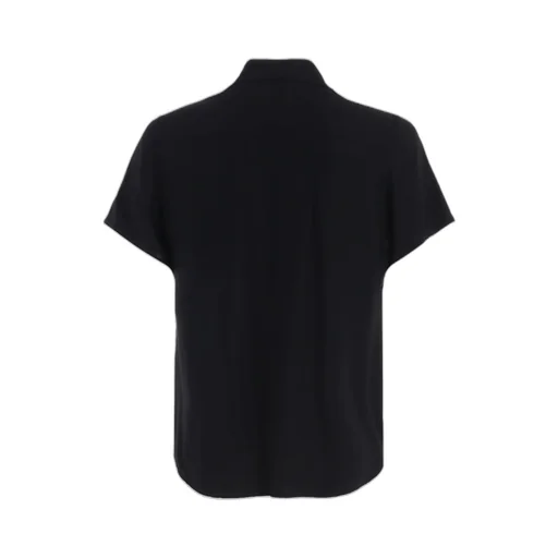 Rayon Twill Short-Sleeve Slim Shirt