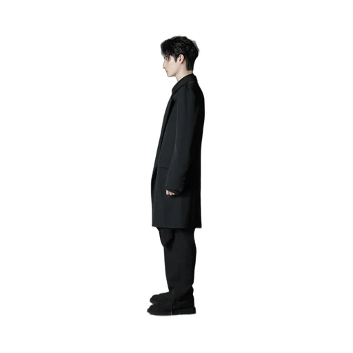 Wool Gabardine Asymmetrical Jacket