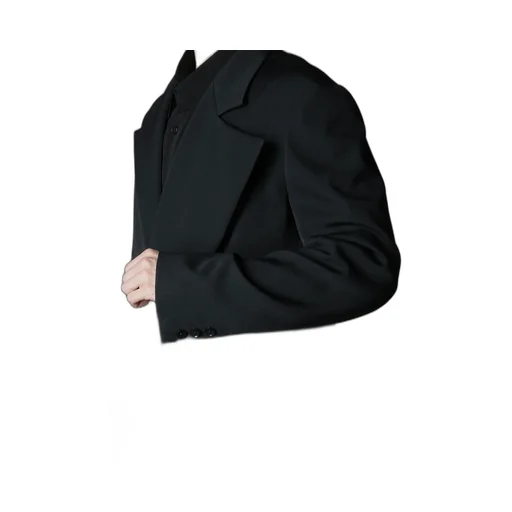 Wool Gabardine Asymmetrical Jacket