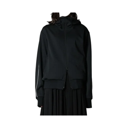 Polyester Smooth Hooded Track Jacket