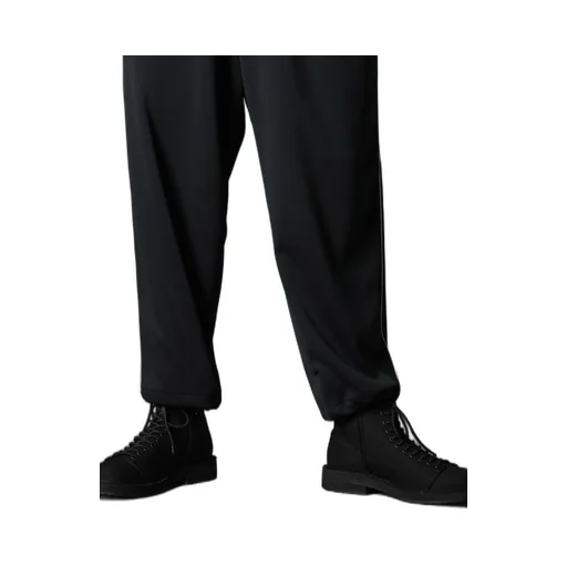 Polyester Smooth Piping Wide Pants