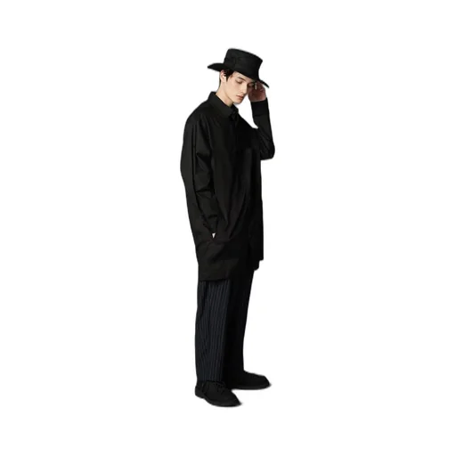 Light Cotton Twilll Wash Onc Long Shirt
