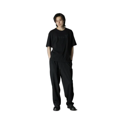 Black Ground Y Logo Graphic Print Standard T-Shirt
