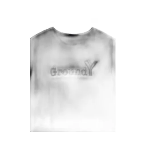 Black Ground Y Logo Graphic Print Standard T-Shirt