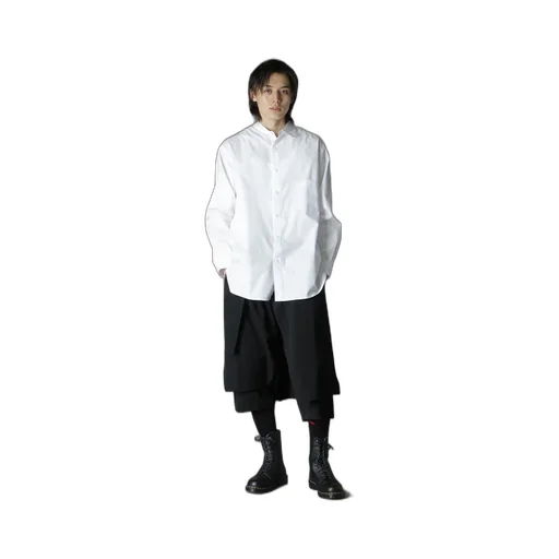 Wool Gabardine Standard Wrap Trousers