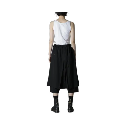 Wool Gabardine Standard Wrap Trousers