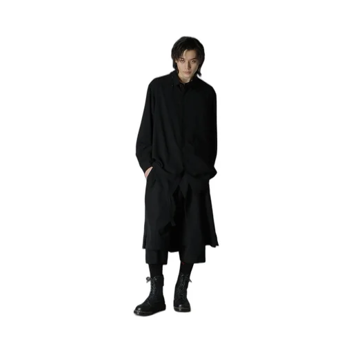 Wool Gabardine Standard Wrap Trousers