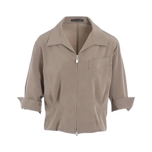 Ta/Pe Crepe De Chine 3/4 Sleeve Blouse
