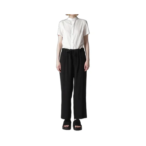 Ta/Pe Crepe De Chine String Straight Pants
