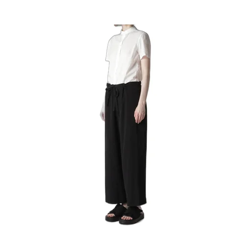 Ta/Pe Crepe De Chine String Straight Pants