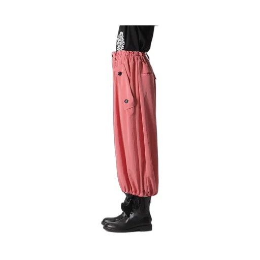 Ta/Pe Crepe De Chine Elastic Waist Pants