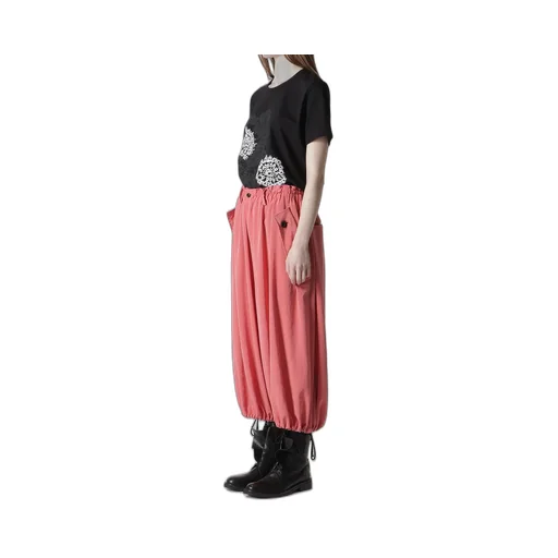 Ta/Pe Crepe De Chine Elastic Waist Pants