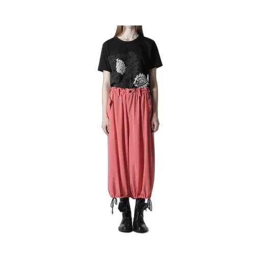 Ta/Pe Crepe De Chine Elastic Waist Pants