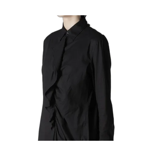 Cotton Lawn Frill Shirt