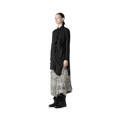 Cotton Lawn Frill Shirt