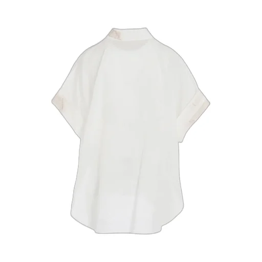 Cotton Lawn Short Cuffs Blouse