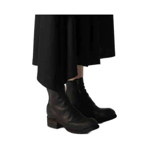 Washable Wool Draped Shirt Dress