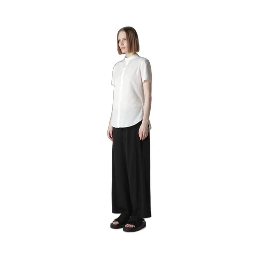 Cotton Lawn Round Collar Shirt