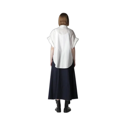 Cotton Lawn Short Cuffs Blouse
