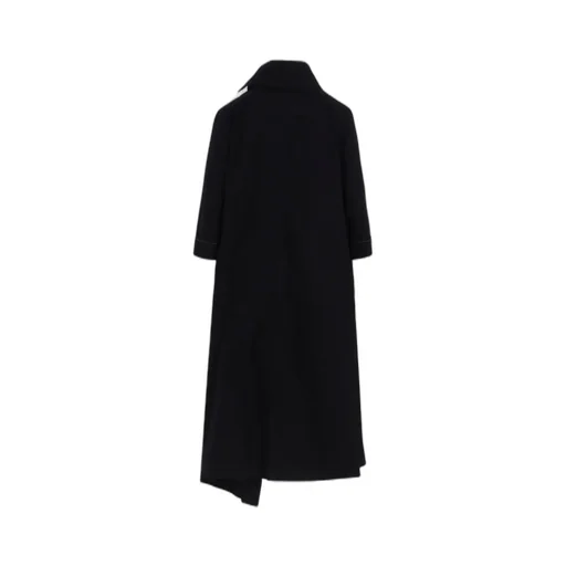 Cotton Broad Draped Neck Dress