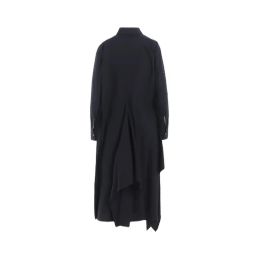 Cotton Broad Draped Shirt Dress