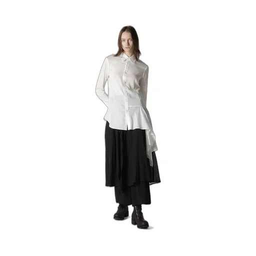 Cellulose Lawn L Draped Blouse