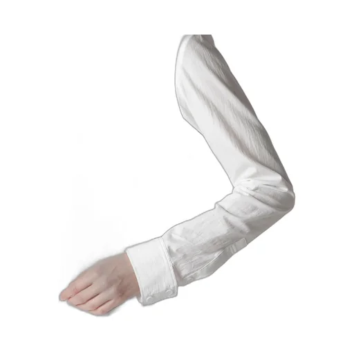 Cotton Broad L Draped Blouse