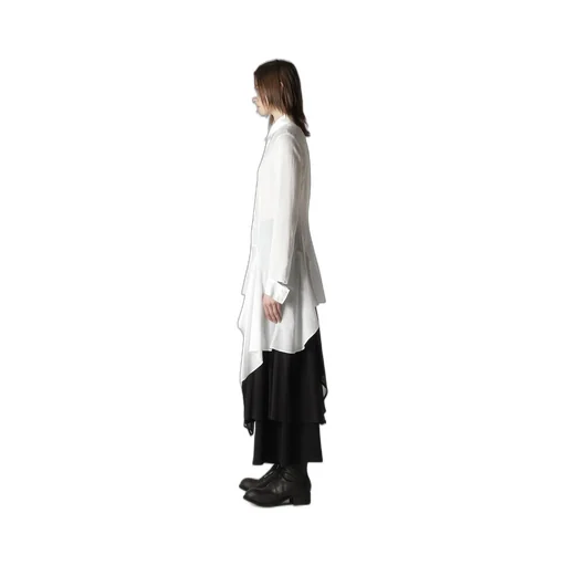 Cellulose Lawn L Draped Blouse