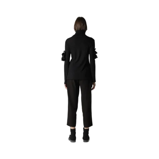 Airy Span Weak Milled Turtleneck Long T-D