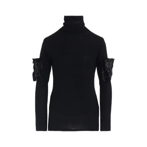 Airy Span Weak Milled Turtleneck Long T-D