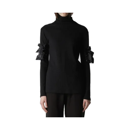 Airy Span Weak Milled Turtleneck Long T-D