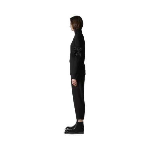 Airy Span Weak Milled Turtleneck Long T-D