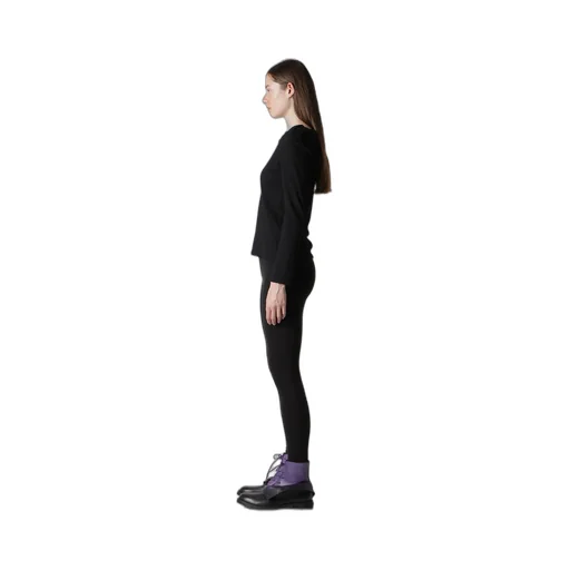 Airy Spun Light Milled Backside Lace Up T-Shirt