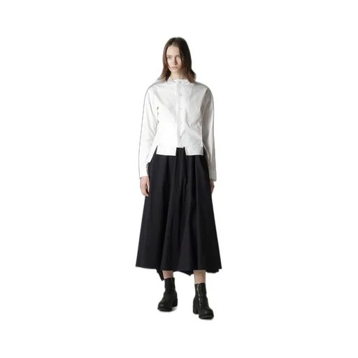 Cotton Broad Paneled Short Blouse