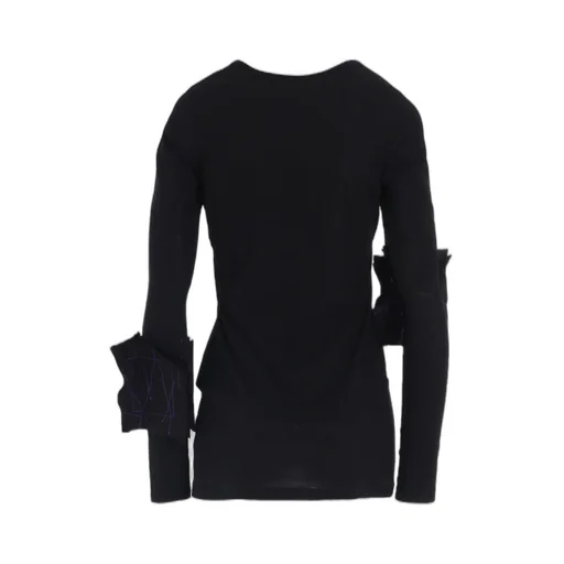 Cotton Single Jersey R Motif Long T-Shirt