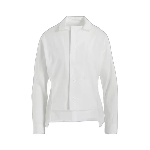 Cotton Broad Paneled Short Blouse