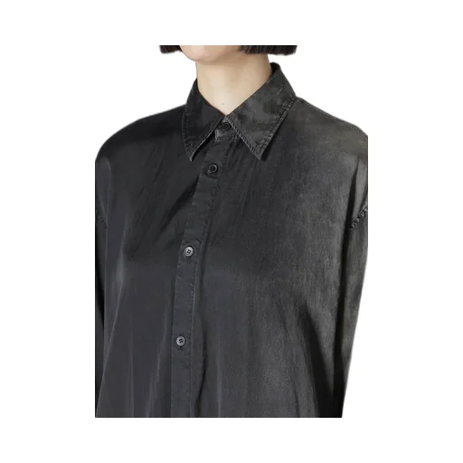 Cu/C Bleached Satin Knot Detail Blouse