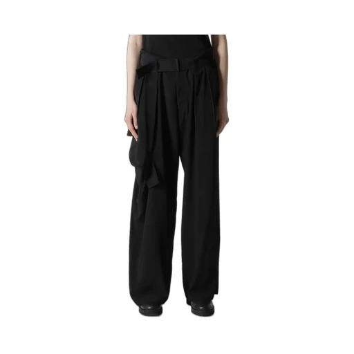Ta/Pe Crepe De Chine R Draped Wide Pants