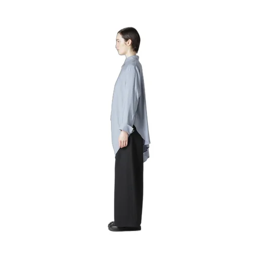Ry Lawn Unbalance Draped Blouse