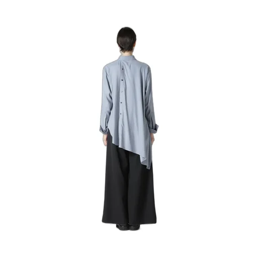 Ry Lawn Unbalance Draped Blouse