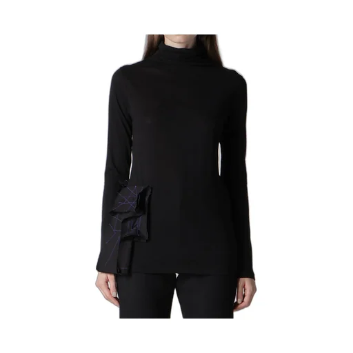 Cotton Single Jersey Highneck Long T C