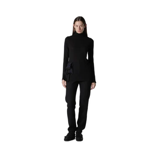 Cotton Single Jersey Highneck Long T C